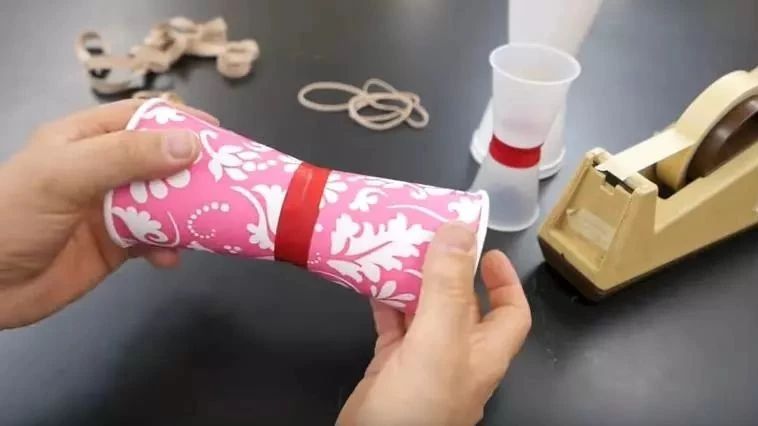 Small production: paper cup aircraft